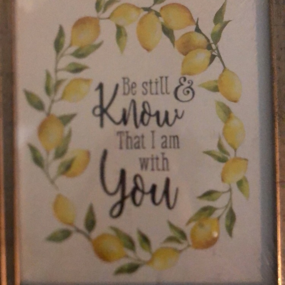 Lemon Decor Sign